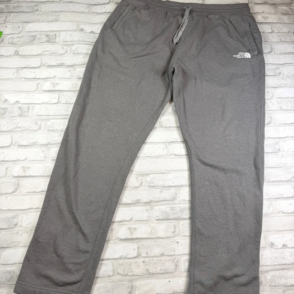 The North Face Sweatpants Mens XXL Gray A3MBK Embroidered Logo Joggers 721556